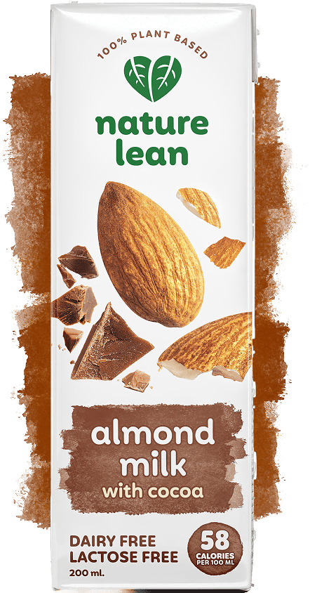 شیر بادام شکلاتی