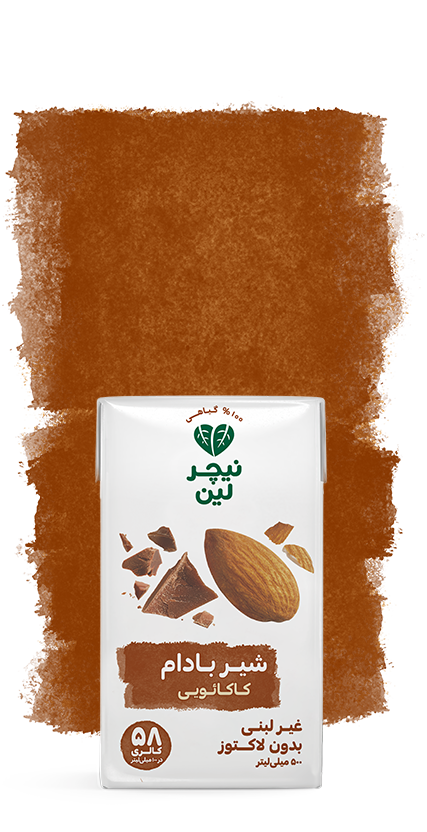 شیر بادام شکلاتی